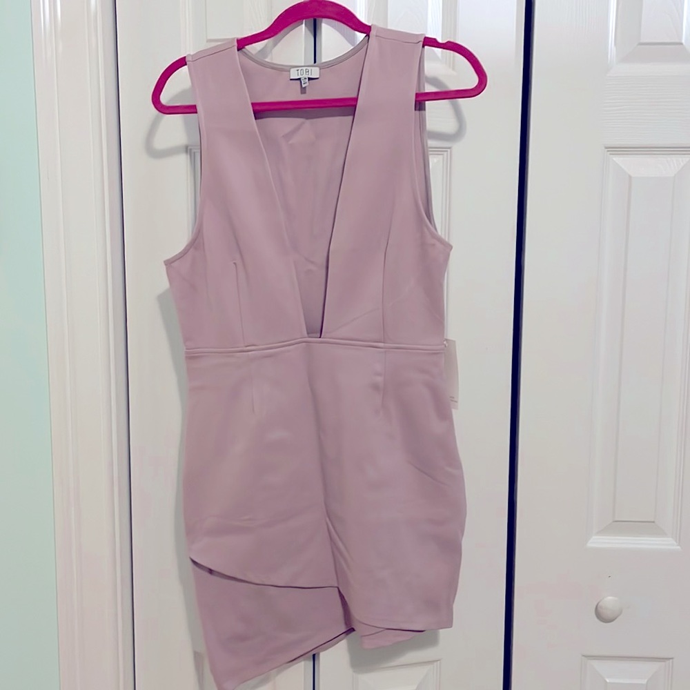 Deep V Bodycon dress: Size L